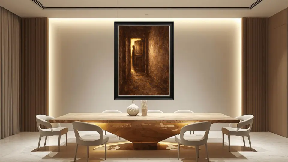 Formal dining room decor