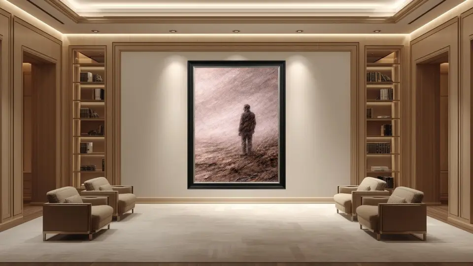 Executive office and luxury library integration