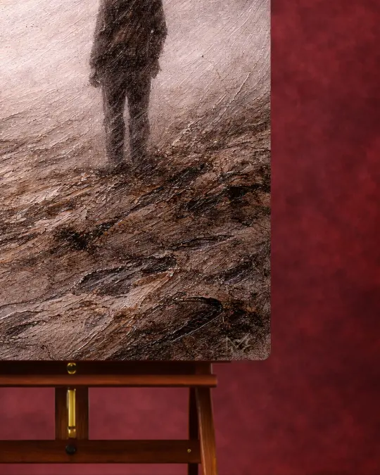 Floating Frame Edge Craftsmanship Detail