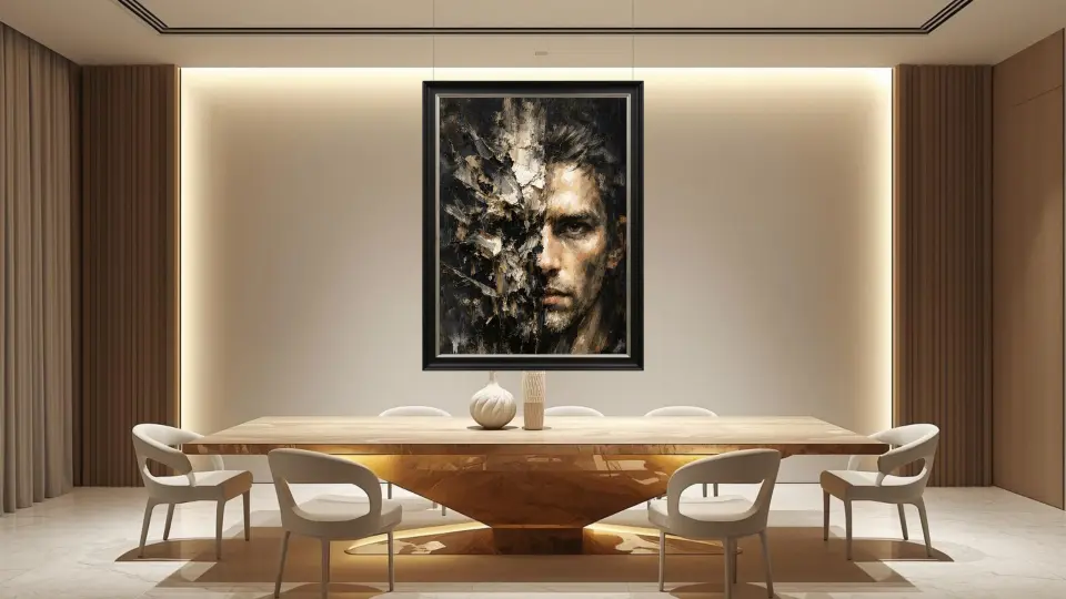 Formal dining room decor