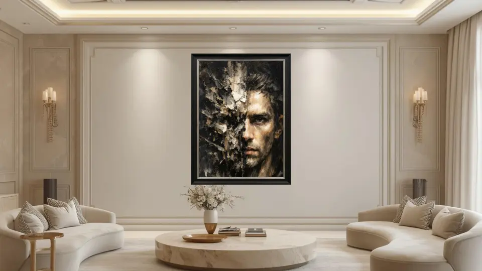 Architectural Resonance in Luxury Living Room