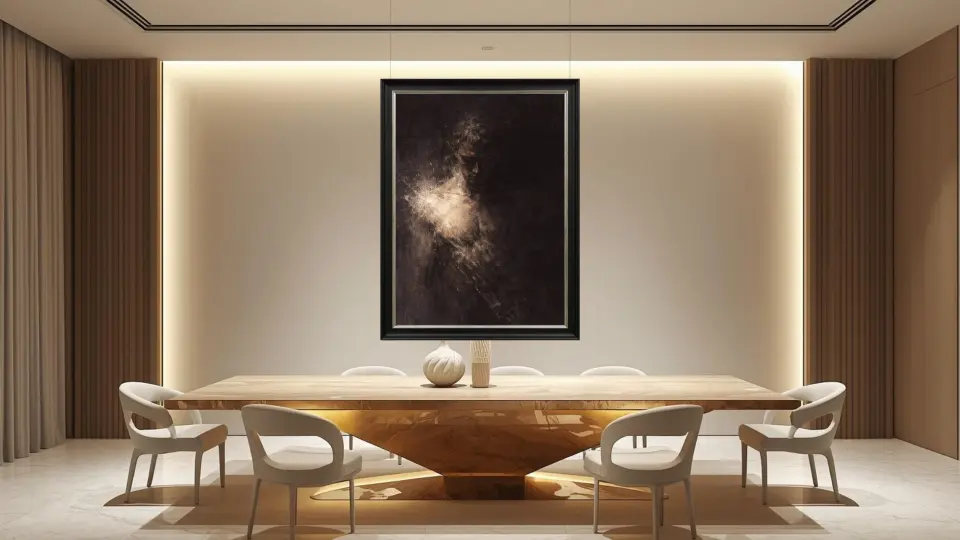 Formal dining room decor