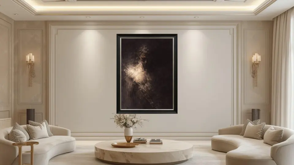 Architectural Resonance in Luxury Living Room