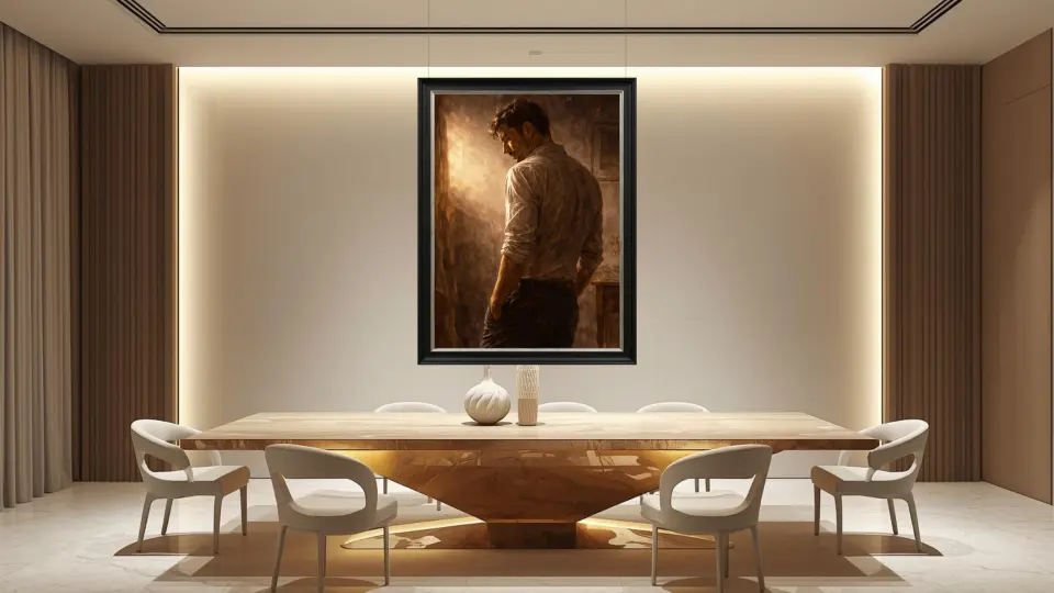 Formal dining room decor