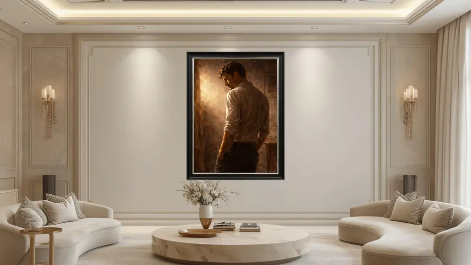 Architectural Resonance in Luxury Living Room