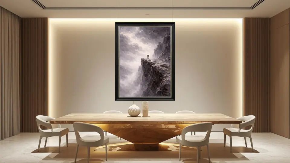 Formal dining room decor