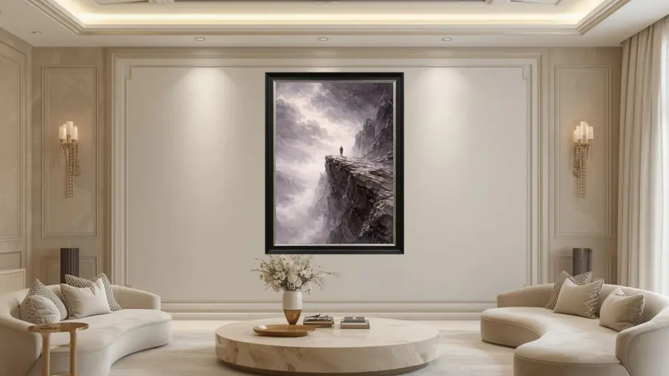 Architectural Resonance in Luxury Living Room