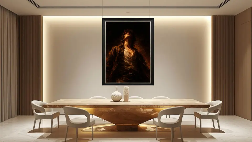 Formal dining room decor