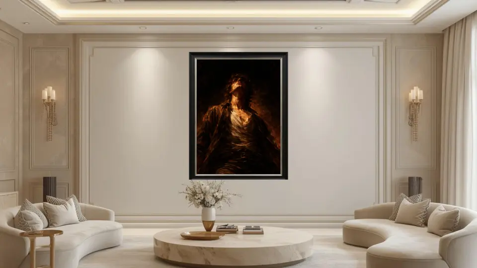 Architectural Resonance in Luxury Living Room