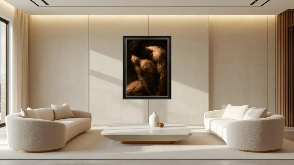 Architectural Resonance in Luxury Living Room