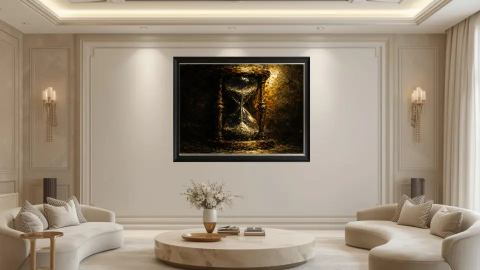 Architectural Resonance in luxury living room