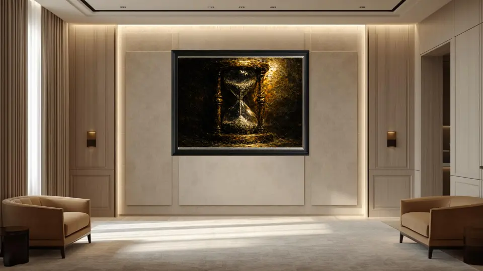 Private VIP meeting room art placement