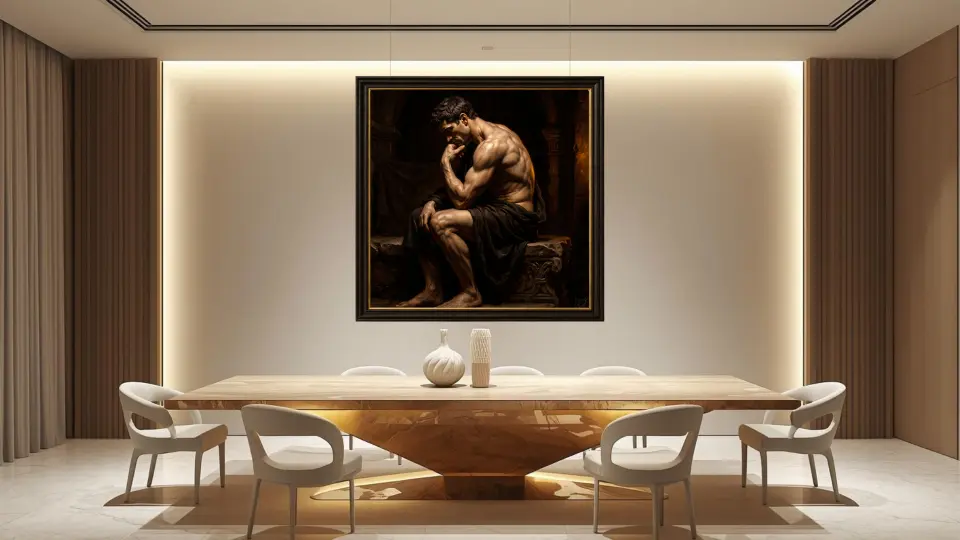 Formal dining room styling