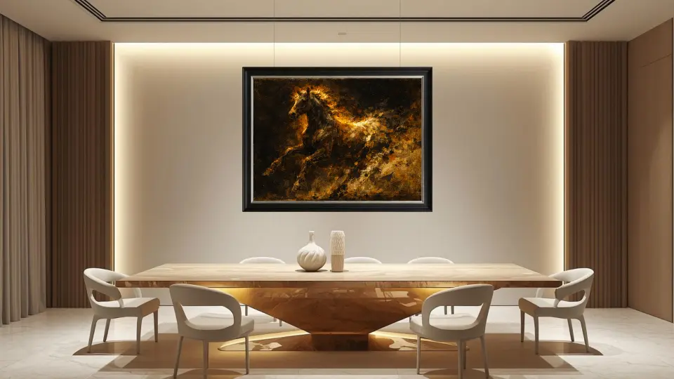 The Velvet Fracture of Sovereignty in formal dining room