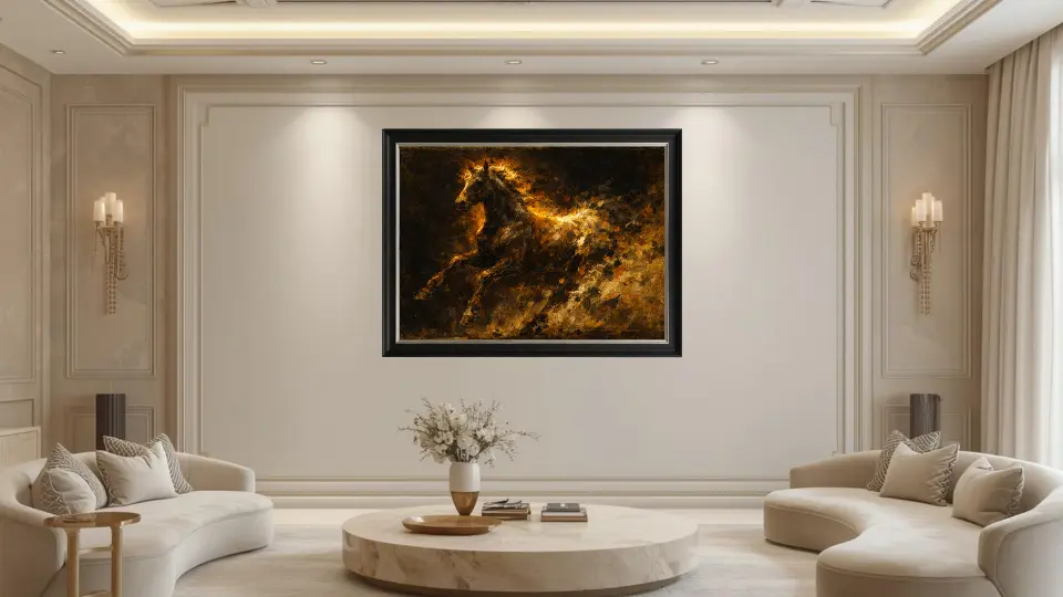 The Velvet Fracture of Sovereignty in luxury living room interior