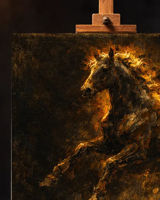 The Velvet Fracture of Sovereignty premium canvas texture detail